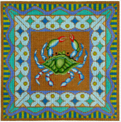 1-16 Blue Crab with Border