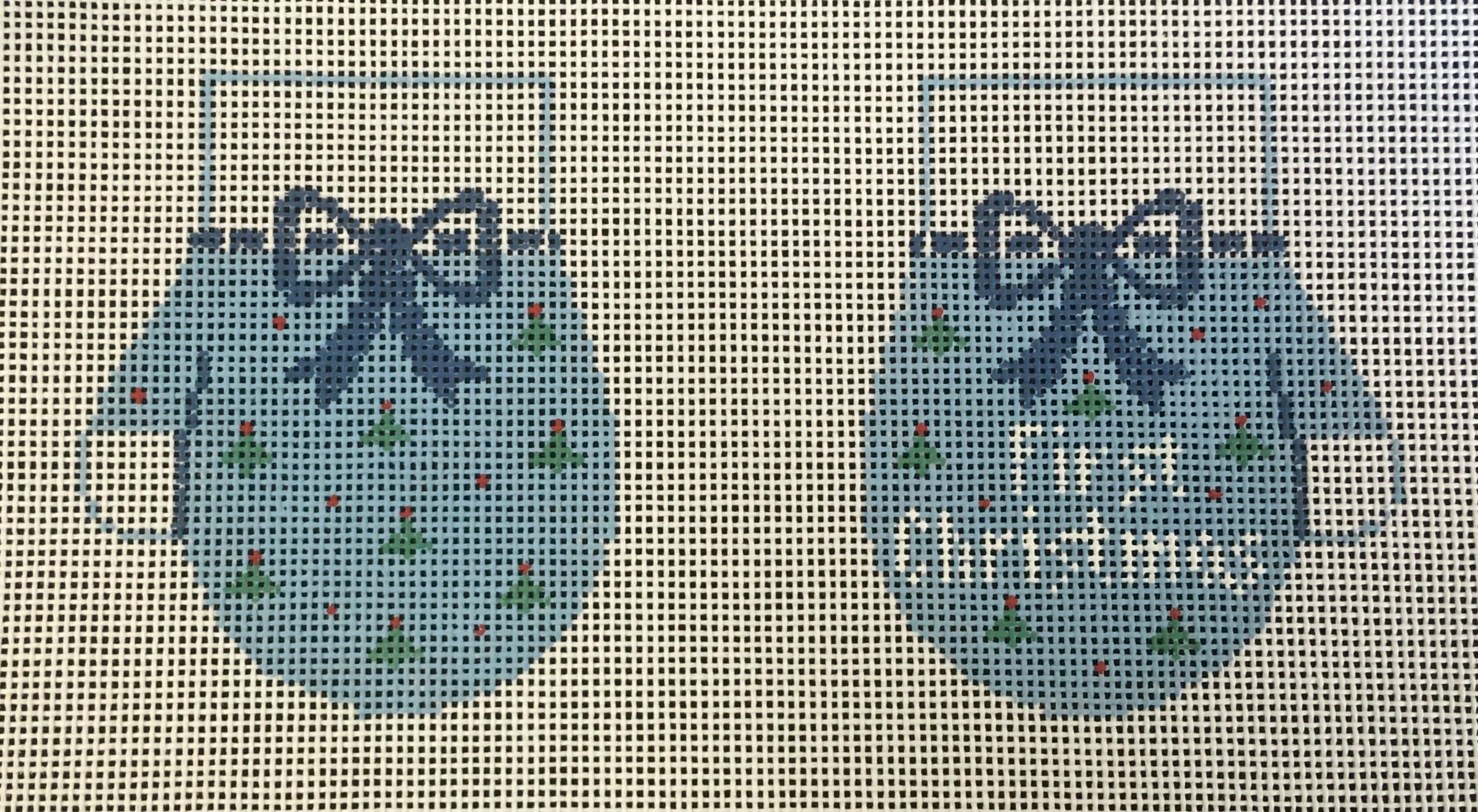 CO631 Blue First Christmas Mittens