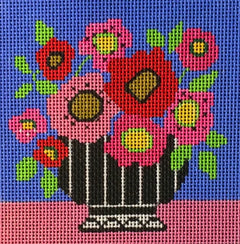 AL-027-13 Pink Mod Flowers