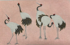 ASIT043 Cranes on Pink