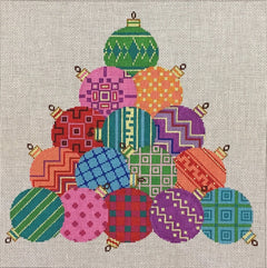 ASIT198 Christmas ornament stack