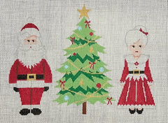ASIT387 Mr, Mrs Santa & Tree