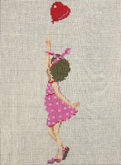 ASIT414 Girl with Heart Balloon