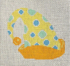 ASIT451 Blue Teal Dots Cap