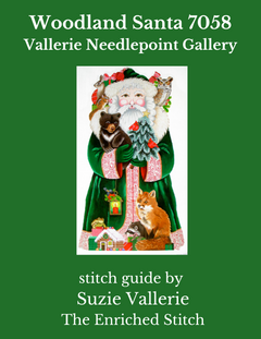 7058 Woodland Santa Stitch Guide