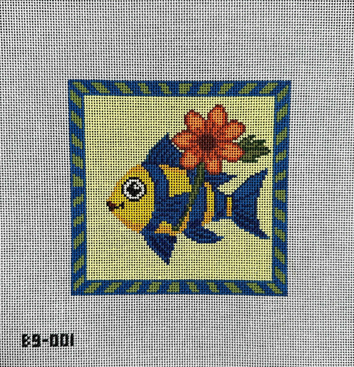 B9-001_AED Tiki Blue Skies & Wildflower Bluefin Fish