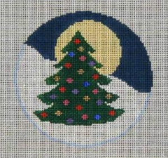 CB-20 Holiday Tree with Moon Ornament - stitchguide available