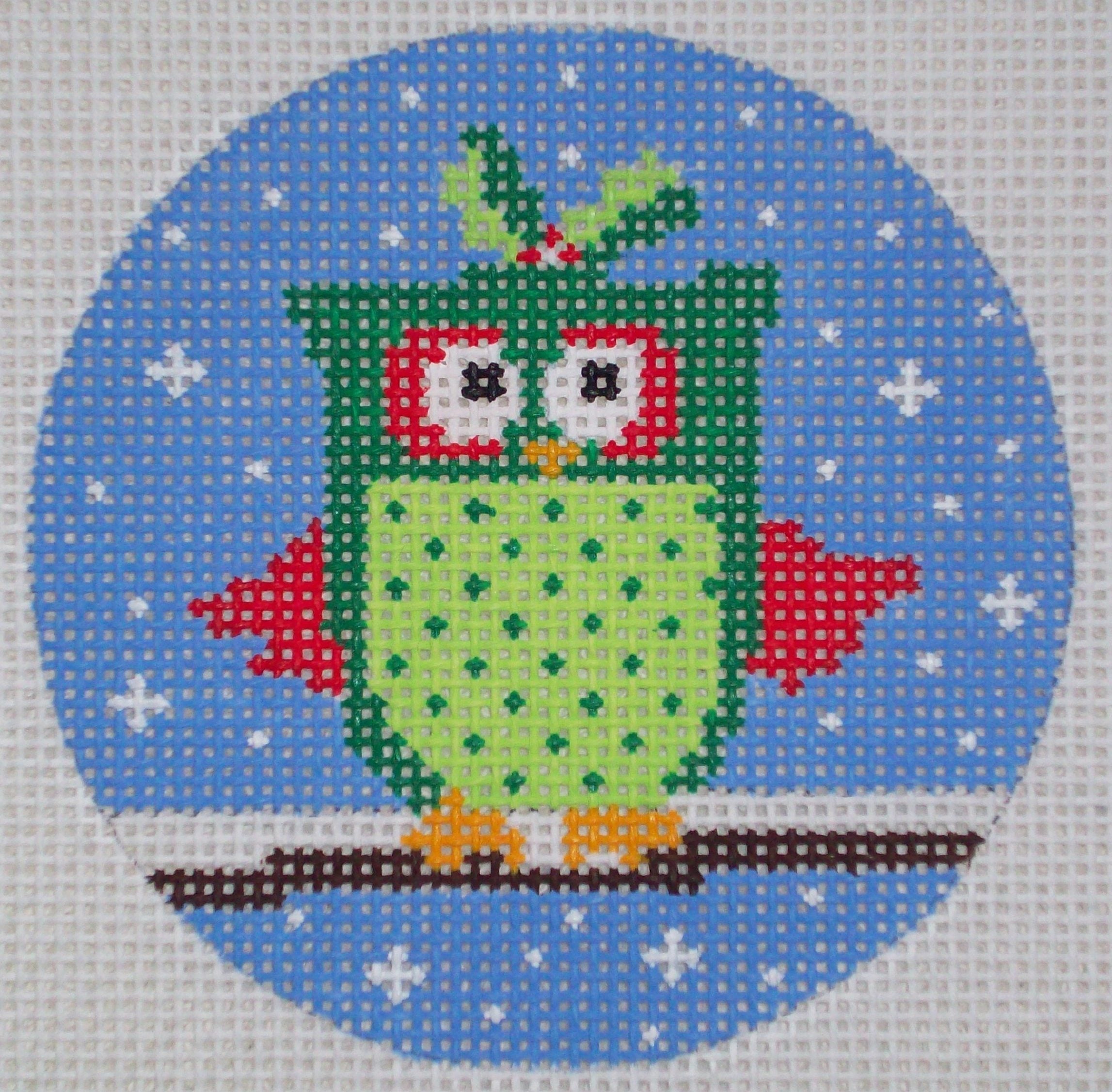 DK-EX35 Owl with Holly on Head