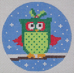 DK-EX35 Owl with Holly on Head