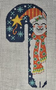 CH-1104 Dark Blue Llama Candy Cane