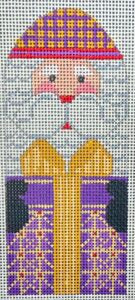 CH-1286 Santa with Purple Present