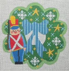CH-1299 Wreath Ornament - Toy Soldier