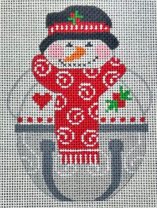 CH-1496 Jingle Snowman - Black Hat