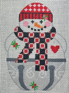CH-1497 Jingle Snowman Black Hat