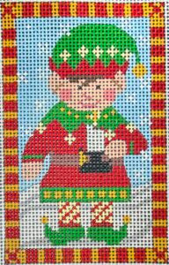 CH-1541 Elf Holding Candle 13 Mesh