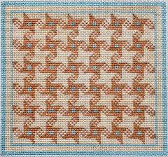 Hello Tess HT112 Country Quilted Geometric Pillow