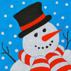 D8102 Snowman Face