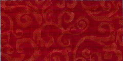 DE120 Orange and Red Eyeglass Case