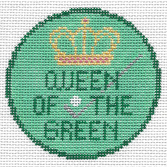 Doolittle Stitchery B656 Queen of the Green Badge