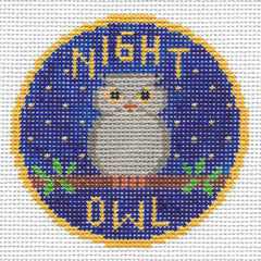 Doolittle Stitchery B669 Night Owl Badge