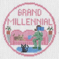 Doolittle Stitchery B670 Grand Millennial Badge