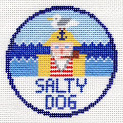 Doolittle Stitchery B677 Salty Dog Badge