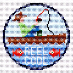 Doolittle Stitchery B679 Reel Cool Badge