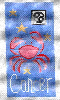 Doolittle Stitchery EZ107 Cancer Zodiac Eyeglass Case