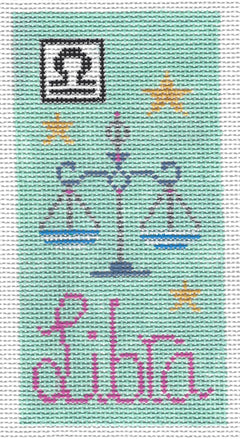 Doolittle Stitchery EZ109 Libra Zodiac Eyeglass Case