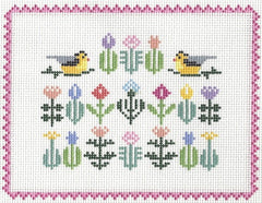 Doolittle Stitchery P108 Sampler Pillow