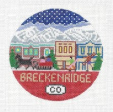 Doolittle Stitchery R114 Breckenridge, CO Round