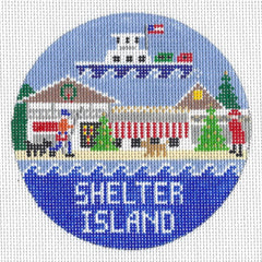Doolittle Stitchery R347 Shelter Island, NY Round