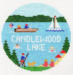 Doolittle Stitchery R516 Candlewood Lake, CT Round