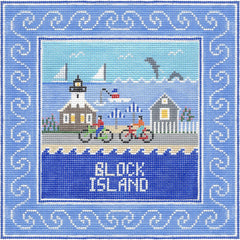 Doolittle Stitchery S304 Block Island, RI Square