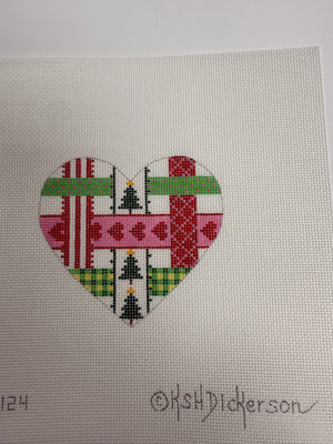 XM-124 Christmas heart lattice