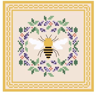 FS-22B BeeCoasTBeige 4"x4" Square