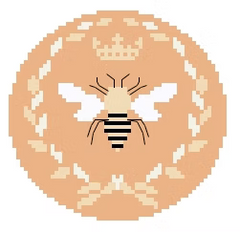 FS-26I Bee RD Peach 3" Round