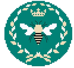 FS-26J Bee Round Teal 3" Round