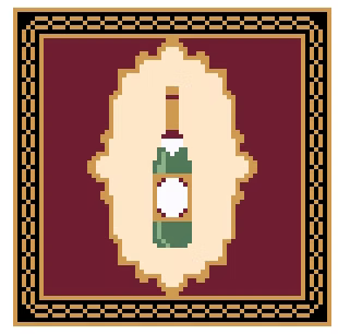 FS-34A Wine Coaster 4"x4" Square