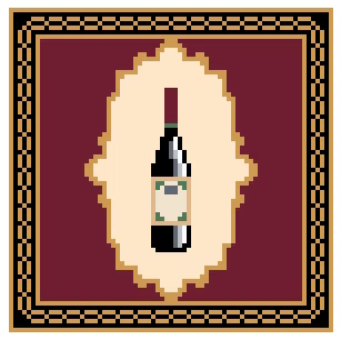 FS-34B Wine Coaster 4"x4" Square