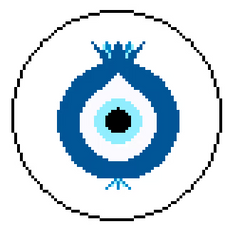FS-52 Evil Eye Pom 4" Round