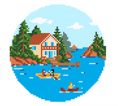FS-58 Lake House 4" Round