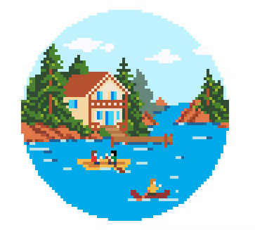 FS-58 Lake House 4" Round