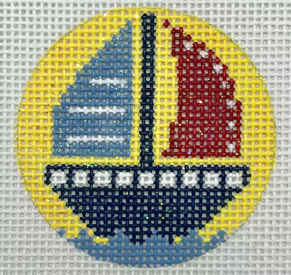 FS-Boy A Boat 2" Round
