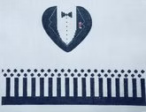 FS-Hrt-4 Wed Groom Heart Hinged Box