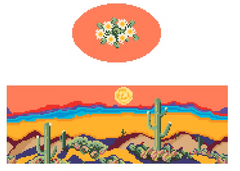 FS-O-13 Arizona Scape Oval Hinged Box