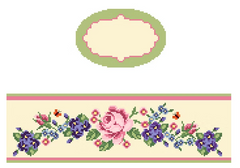 FS-O-26 Flowers Oval Hinged Box