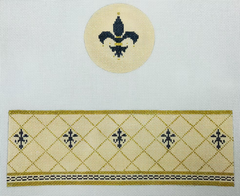 FS-R-16 Fleur de Lis Round Hinged Box