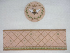 FS-R-17 Queen Bee Beige Round Hinged Box