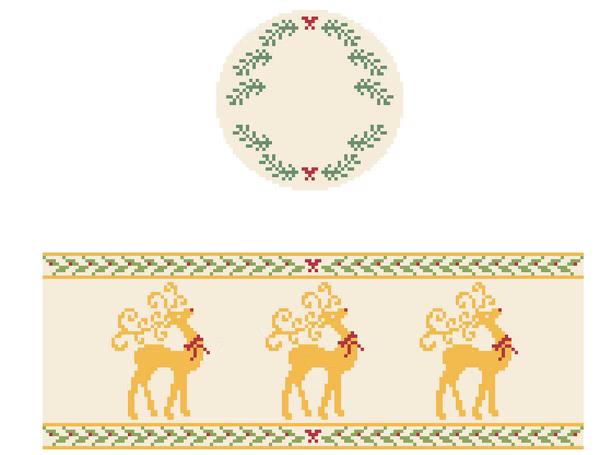 FS-R-29a Reindeer Round Hinged Box